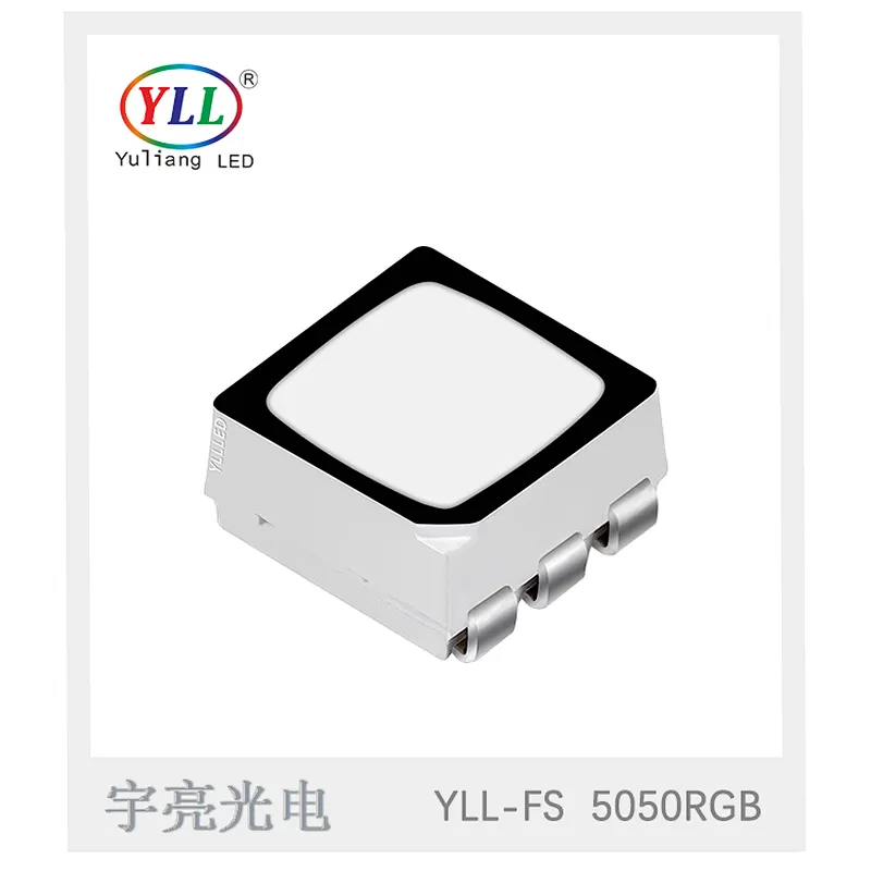 waterproof series epistar chip 0.2w 5050 6pin smd led rgb