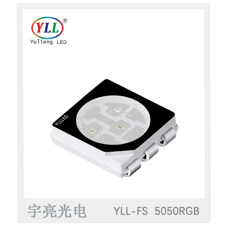 yuliang high waterproof series ip68 0.2w epistar / crees chip black smd led 5050 rgb dedicated in outdoor lighting