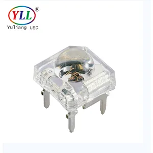 0.06w 4pin 90degree super flux 5mm rgb led diode