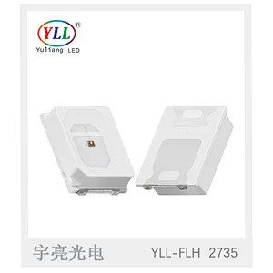 YLL Epistar chip 2735 2835 yellow color 0.2w 3v 60mA smd led chip