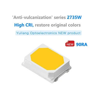 Anti-vulcanization 0.2W white 2735 2835 smd led datasheet