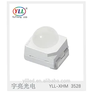 yuliang led car brake lights dedicated 0.1w epistar chip 3528 smd led with lens red /yellow