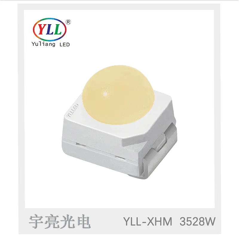 Low power consumption white 0.06W led 3528 smd