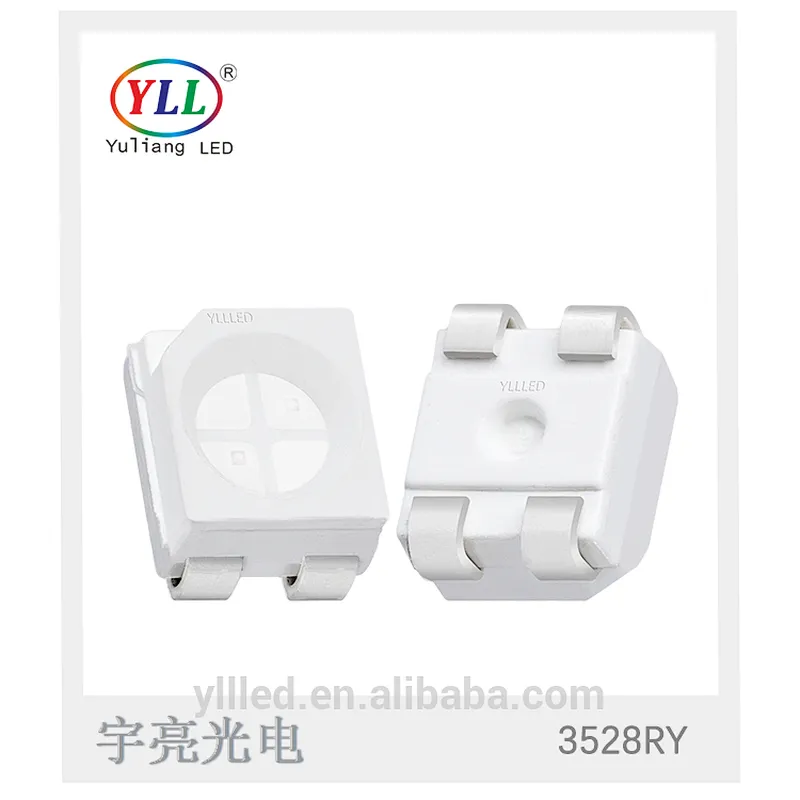 red+yellow/white+yellow epistar chip 3528 bi-color red white led