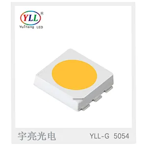 high luminous epistar/sanan chip 0.2w/0.5w/1w 5054 5052 5060 smd led chip white 1500-25000k with CE,ROHS approved