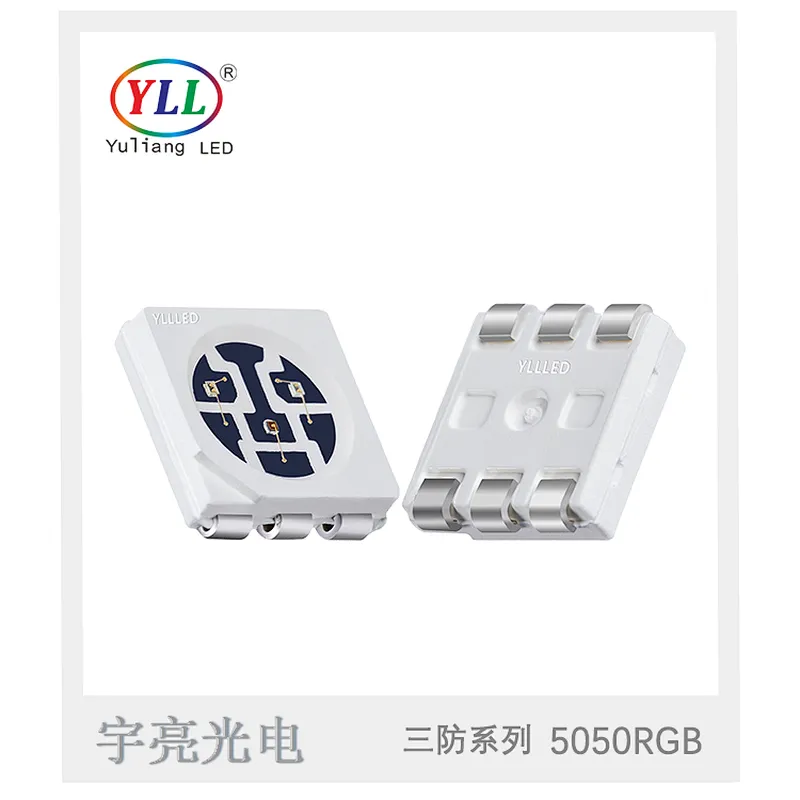 Epistar chip shenzhen factory orange color 5050 smd led chip