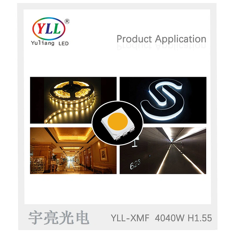 Ultra bright 0.2w 2.8 - 3.4V warm white 4040 smd led