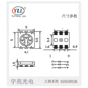5050 rgb smd led datasheet for led strip 5050 smd led chip