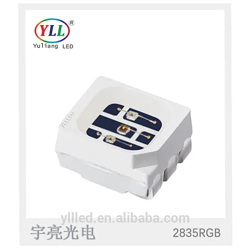 yuliang factory price epistar chip 6pin plcc6 3528 rgb led