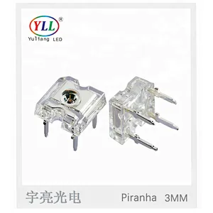 5mm 7mm 3mm red yellow blue color super flux led piranha led