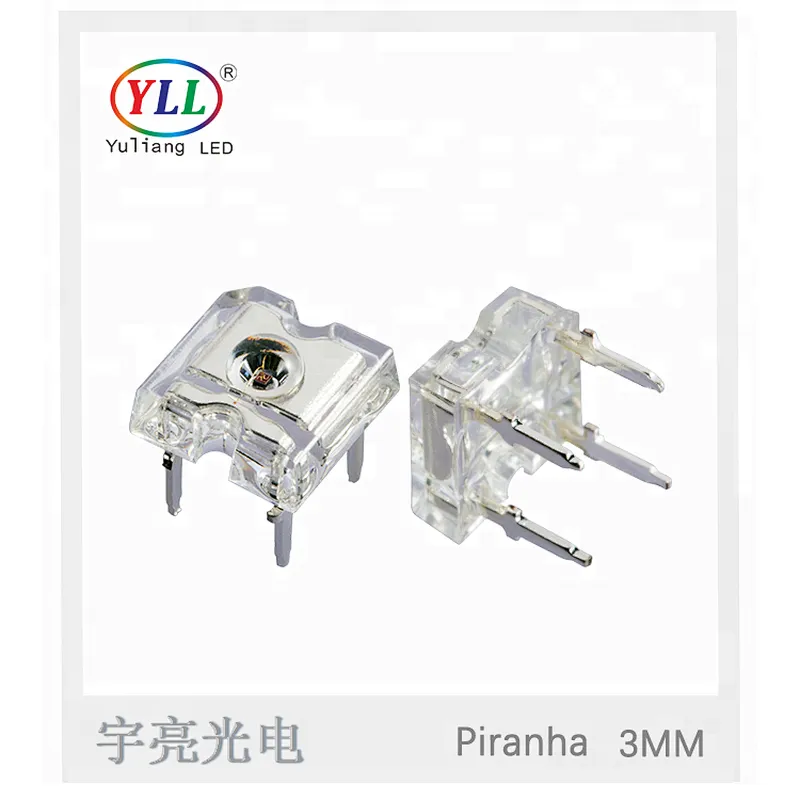 5mm 7mm 3mm red yellow blue color super flux led piranha led