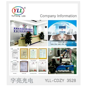 amber smd led diode 3528 plcc 2