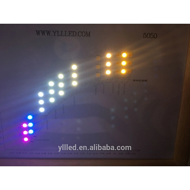 LM80 1500-25000k epistar smd led chip 5050 white