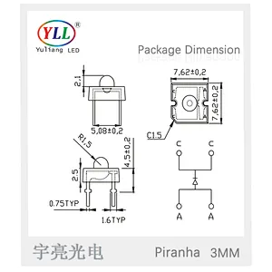 Supply LED Piranha 3mm / 5mm LED Super Flux