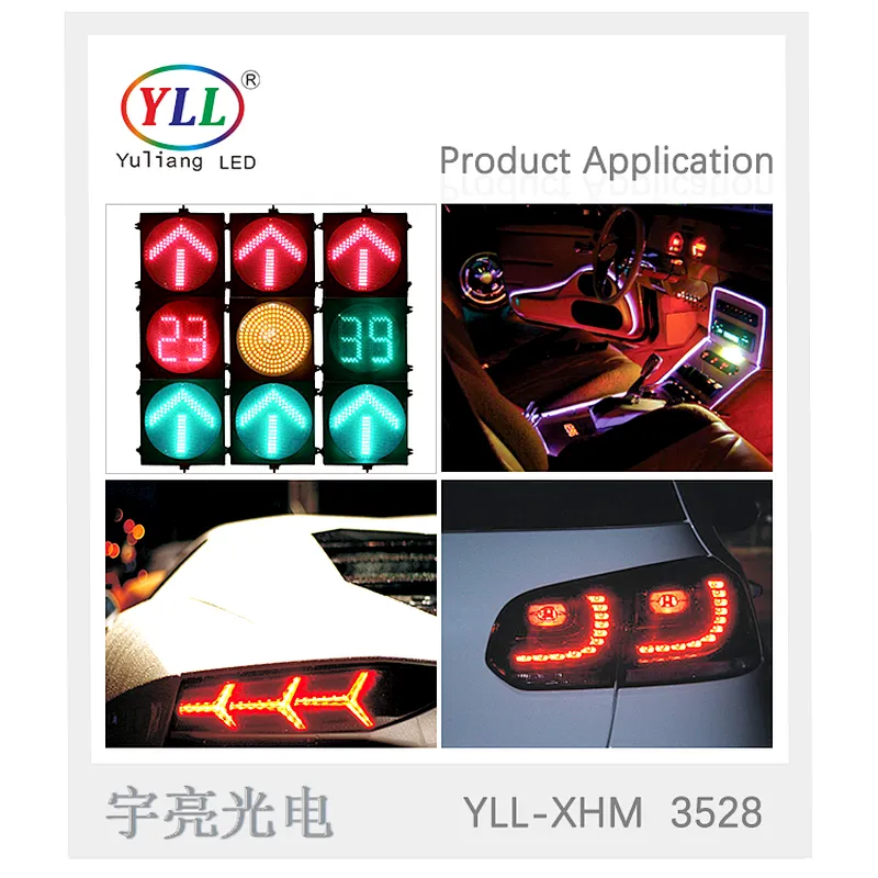 Amber color 3528 smd led chip with Epistar chip
