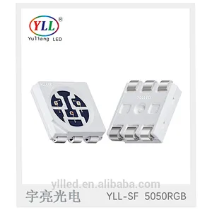 yuliang tri-proofs series smd led green 5050 chip 0.2w 520-525nm 3000-4000mcd