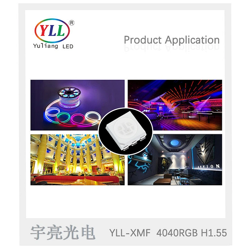 Supply High Quality RGB one package 4040 smd led 0.2w