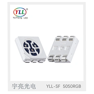 Tri-color 0.5W 6pin rgb smd 5050 led