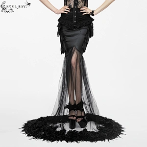 Locate the floral half fishtail skirt
