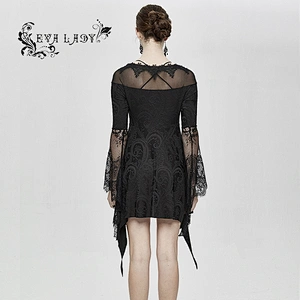 One and half a word shoulder sleeve stitching bud silk dress material