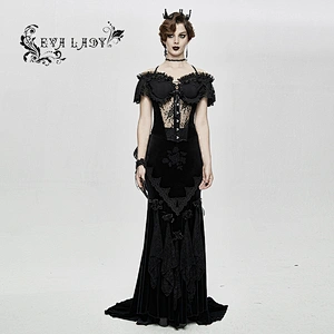 Rear hem false buttock detachable corset