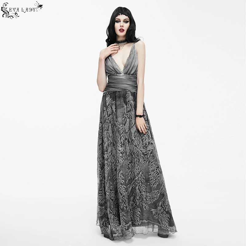 Silk twig pleated dress