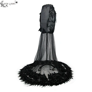Locate the floral half fishtail skirt