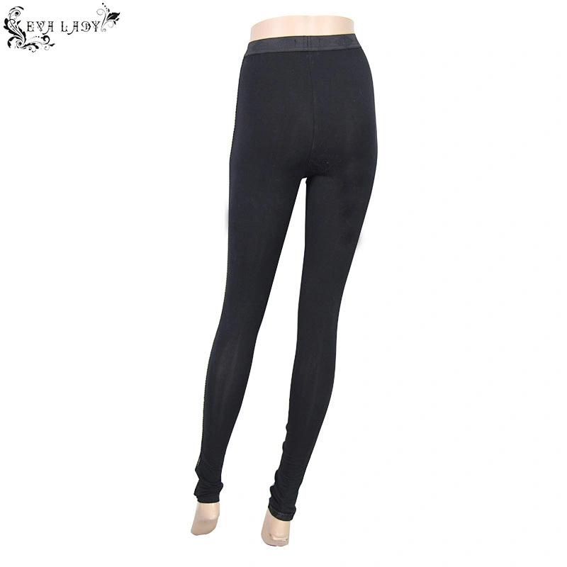 Front middle gothic pattern mesh leggings
