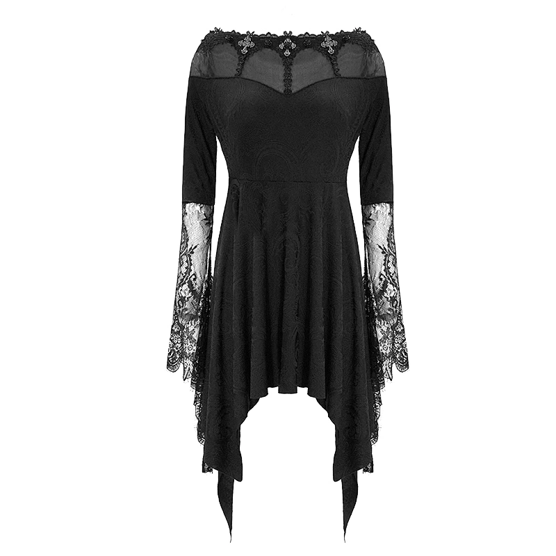 One and half a word shoulder sleeve stitching bud silk dress material