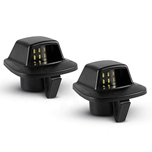 2pcs 12V White Full LED License Plate Light Rear Bumper Tag Lamp Assembly Replacement For Dodge Dakota  1997-2011