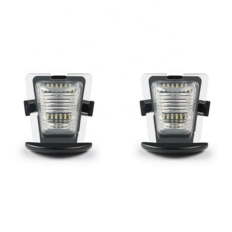 Black Plastic Housing   Led  license plate light for Jeep Wrangler Jk 2007-2018