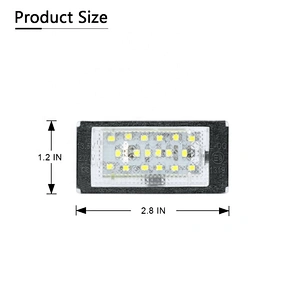 Led license plate light  for  BMW  3series E46 2D Coupe  pre-facelift   1999-2003 3series E46 M3  pre-facelift 1999-2003