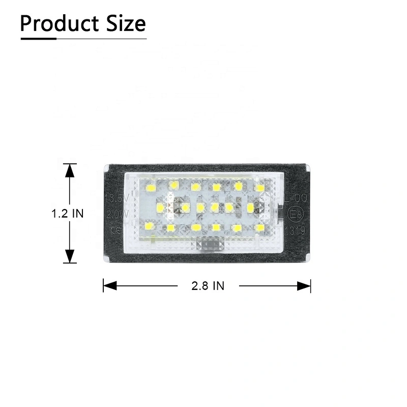 Led license plate light  for  BMW  3series E46 2D Coupe  pre-facelift   1999-2003 3series E46 M3  pre-facelift 1999-2003