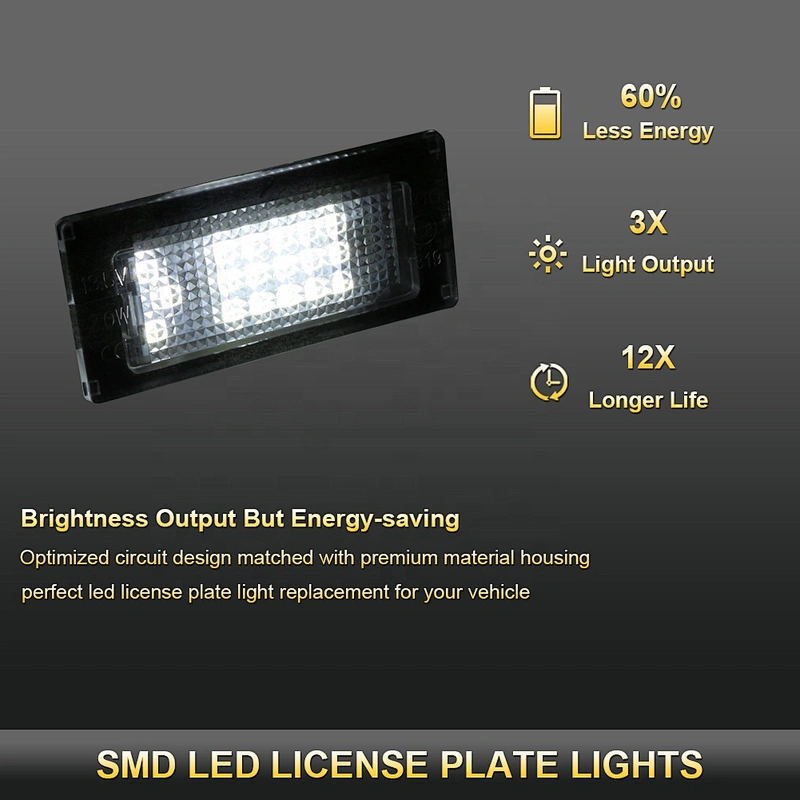Non-polarity Led  car light number license plate light  for  BMW  Mini Cooper R50.R52.R53