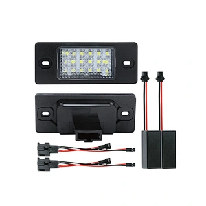 Extra Strong Canbus LED license plate light for Porsche Cayenne 1 for VW Golf5 Passat Tiguan for Skoda Fabia 1
