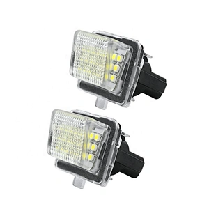 Non-polarit Led license plate light for Merceds-Benz  SLK-Class 2011~ SL-Class W231 2012~ E-Class Sedan W213 2017~