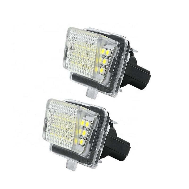 Non-polarit Led license plate light for Merceds-Benz  SLK-Class 2011~ SL-Class W231 2012~ E-Class Sedan W213 2017~