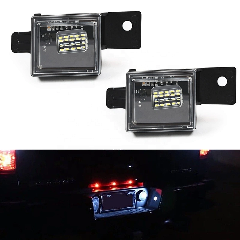 Led  License Plate Light For Chevrolet  Silverado  1500  2014-2018 Silverado 2500HD  3500HD 2015-2018 GMC Sierra 1500 2014-2018