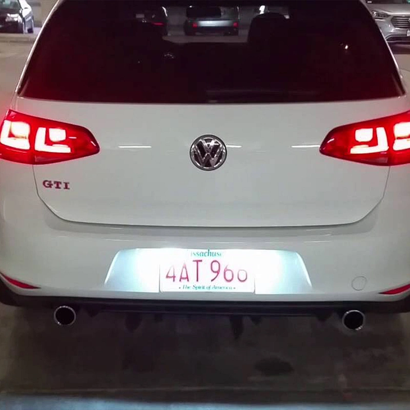 Extra Strong Canbus LED license plate light for Porsche Cayenne 1 for VW Golf5 Passat Tiguan for Skoda Fabia 1