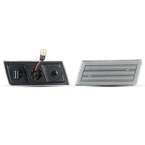 2X Amber LED Front Side Marker Turn Signal Light Lamp For 2005-2010 Chrysler 300