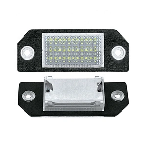 2xLED License Plate Light Tag Lamp Assembly Replacement for Ford Focus C-MAX Focus MKII