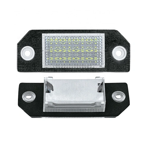 2xLED License Plate Light Tag Lamp Assembly Replacement for Ford Focus C-MAX Focus MKII