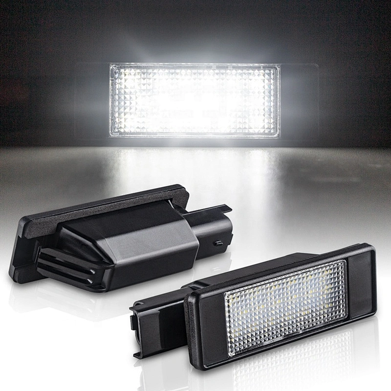 OE socket Led  license plate light for Peugeot  207  2006- 207 CC 2007- 208  2012-2016 308 II  2015- 2008  2015-