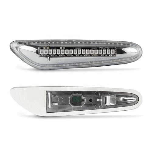Sequential Clear LED Fender Side Marker Turn Signal Light for BMW 3 Series E90 E46 E36 E60