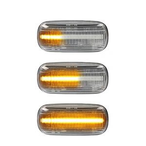 2 pieces led dynamic side marker light turn signal Sequential blinker for Audi A3 A4 B6 B7 B8 A6 A8 TT 8J