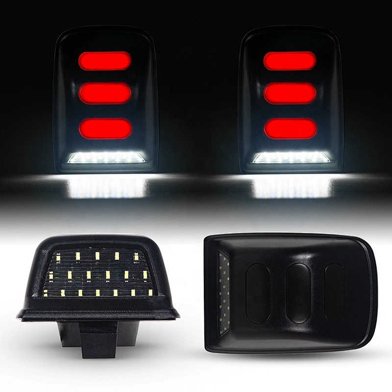 OE socket  plug &play  Led  license plate light for Nissan  Navara D40 Frontier 2005-2007