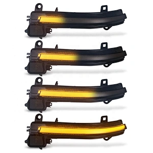 Smoked Side Mirror Sequential Turn Signal Light For BMW F20 F21 F22 F30 F31 F34 X1 E84 LED Dynamic Turn Signal indicators 12v