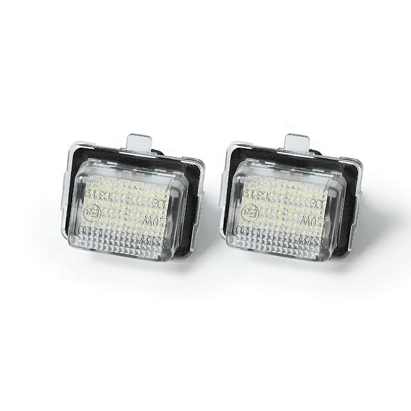 Non-polarit Led license plate light for Merceds-Benz  SLK-Class 2011~ SL-Class W231 2012~ E-Class Sedan W213 2017~