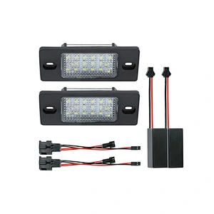 Extra Strong Canbus LED license plate light for Porsche Cayenne 1 for VW Golf5 Passat Tiguan for Skoda Fabia 1