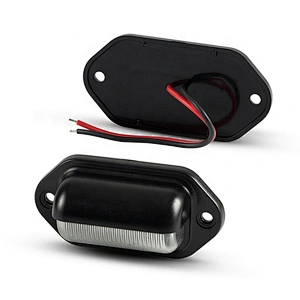 12V or 24V  universal truck LED License Plate Light